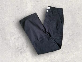 Pantalon Cargo Zara noir femme taille 40