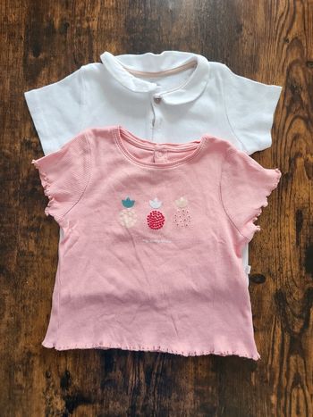 Lot de 2 Tee-shirt fille Obaïbi