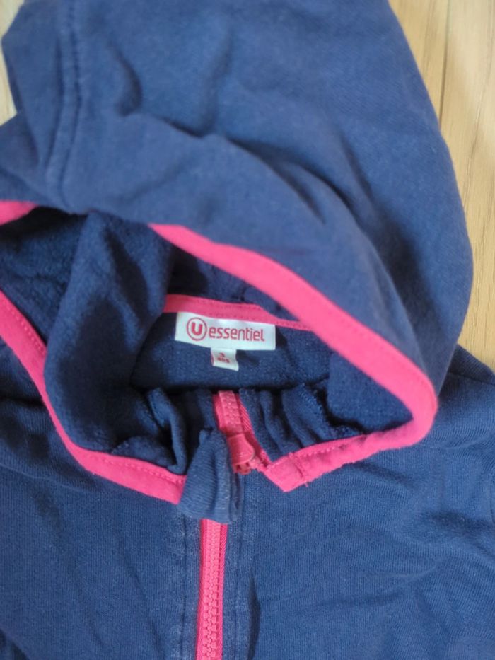 Veste survêtement capuche fille - photo numéro 3