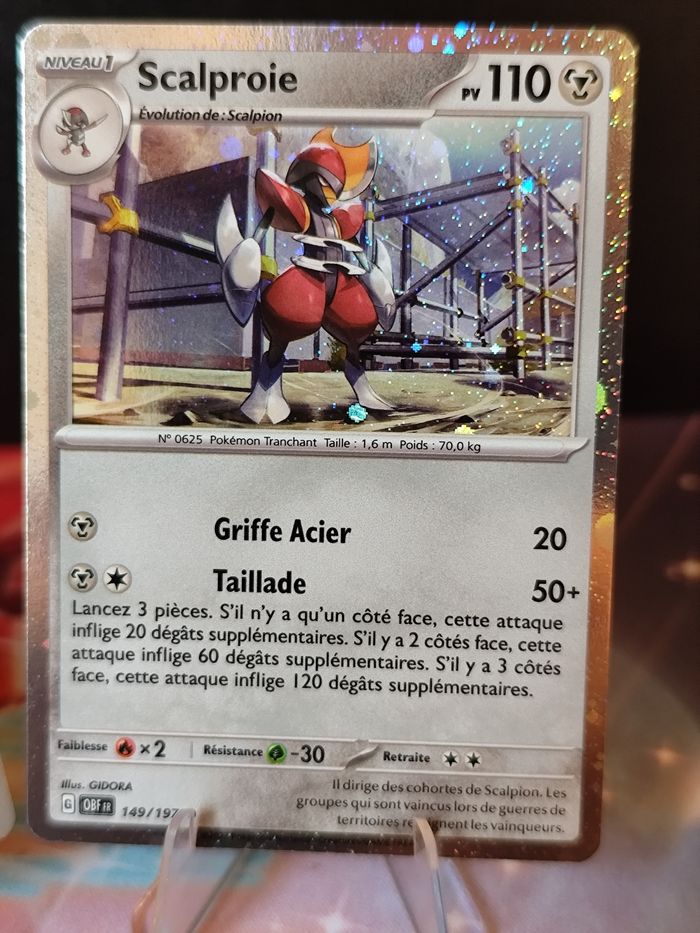 Carte pokémon neuve 🇨🇵 Scalpereur promo svp130 +évolution Holo - photo numéro 5