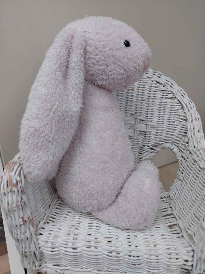 Jellycat - lapin bashful hochet rose - photo numéro 3