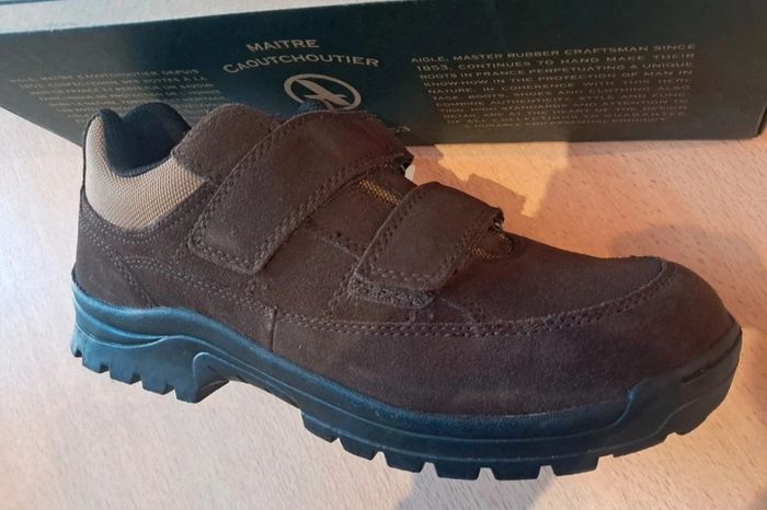 Aigle chaussures de marche randonnée à scratch homme P.45 neuve - photo numéro 2