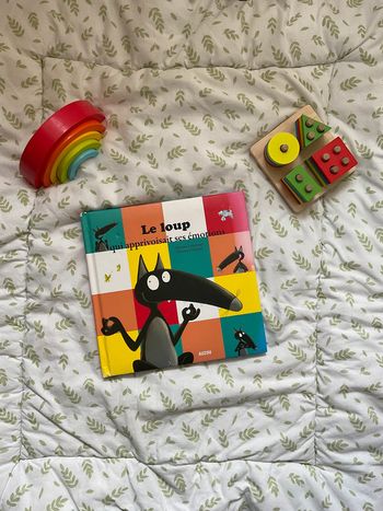 livre le loup qui apprivoisait ses émotions édition auzou