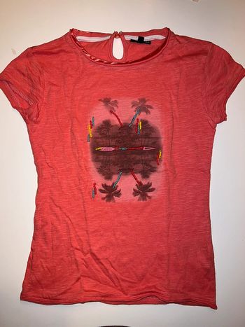 T-shirt corail