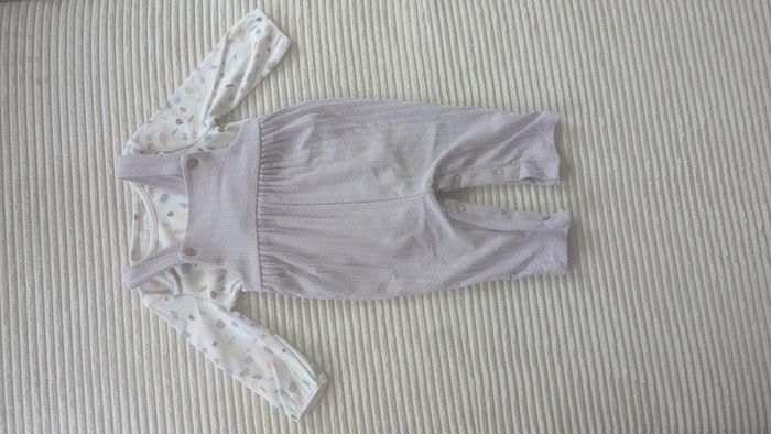 Ensemble bodie + combinaison salopette