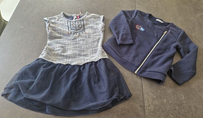 Robe et veste 4 ans tbe