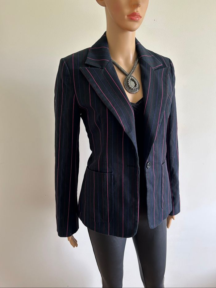Blazer à rayures Kookai taille française 40 excellent état - photo numéro 2