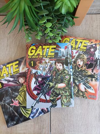Lot de 3 mangas Gate Au Delà de la porte n° 1 à 3 Seinen