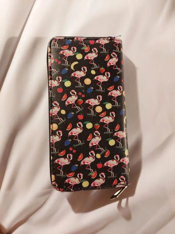 Portefeuille flamand rose neuf