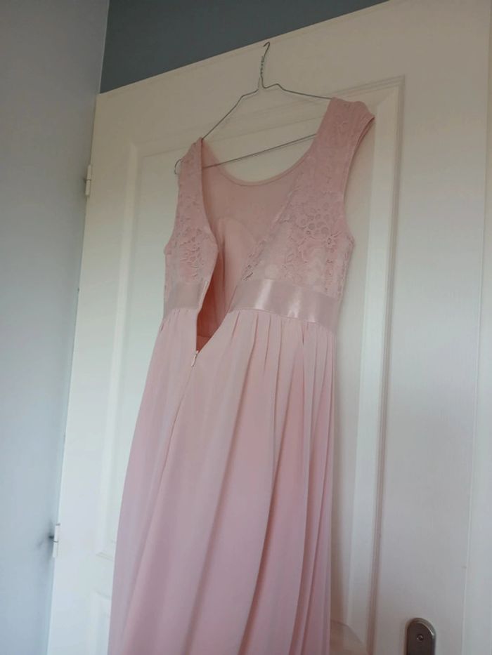Magnifique robe rose taille L - photo numéro 7