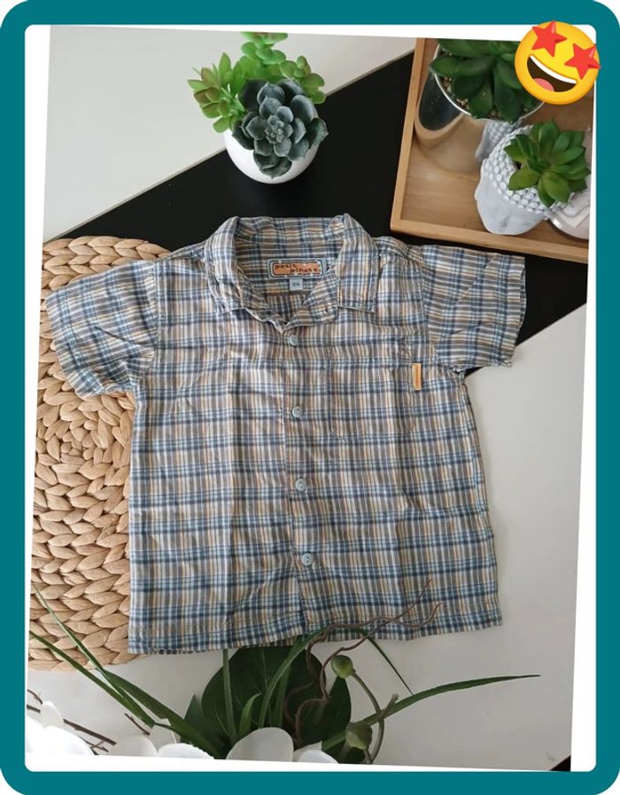 Chemise à carreaux garçon Taille 12 mois🌿🦊 - photo numéro 3