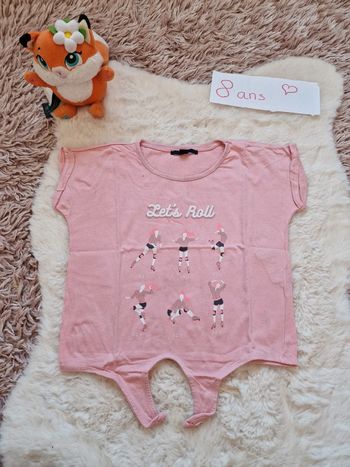 Tee shirt fille roller