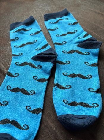 Chaussettes moustache
