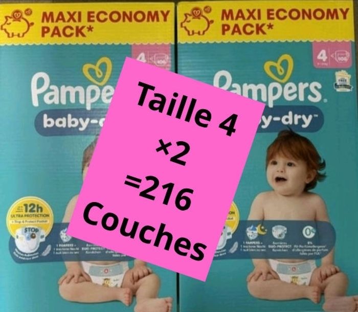 Pampers taille 4