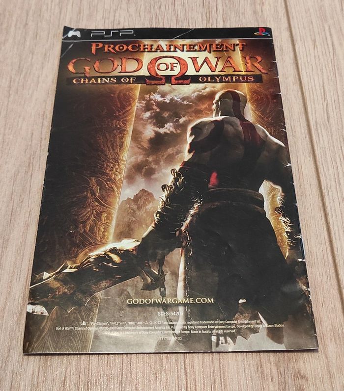 Notice god of War 2 ps2 - photo numéro 2