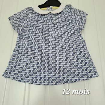 Petite blouse obaibi 12 mois