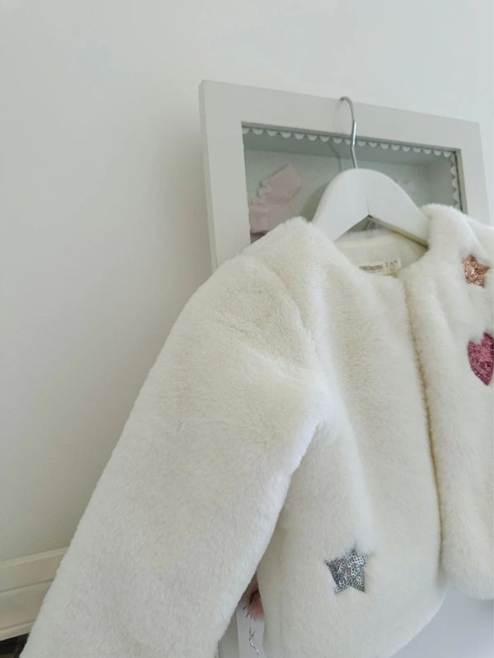 Verre / boléro fourrure cœur - photo numéro 6