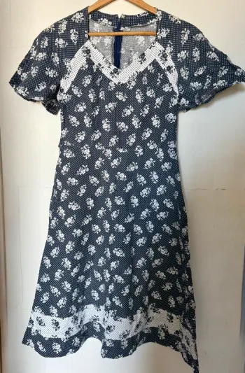 Robe vintage a fleurs