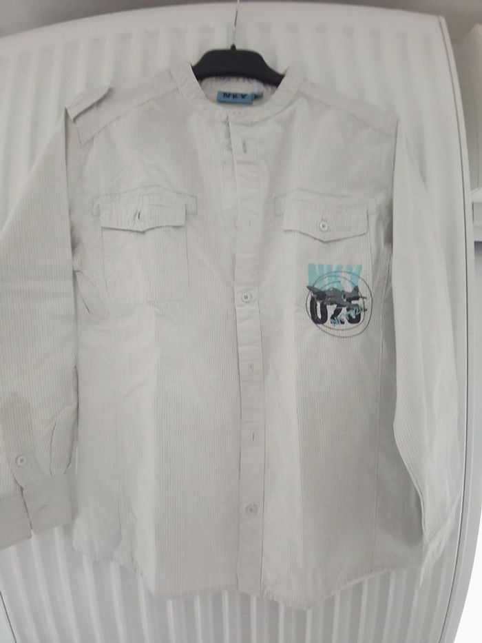 Chemise col mao Kiabi 10 ans