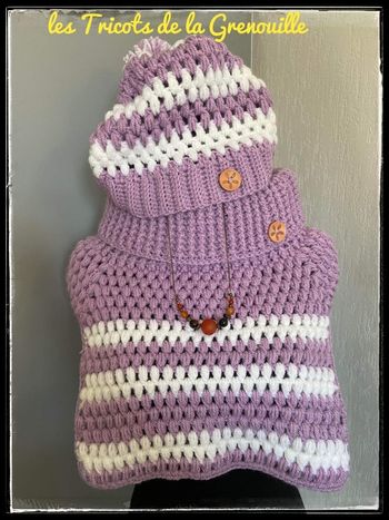 Ensemble chauffe épaule bonnet