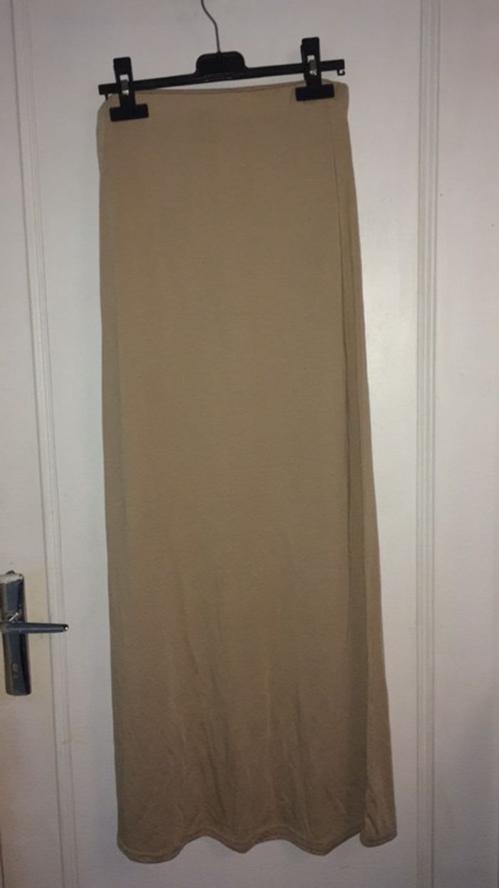 Jupe longue beige - photo numéro 3
