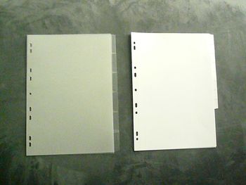 Lot de 2 jeux d’intercalaires (n°2)