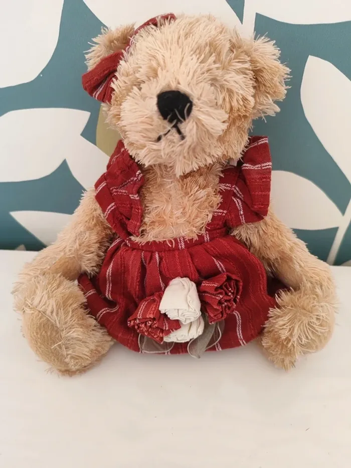 Peluche ours Louise mansen - photo numéro 2
