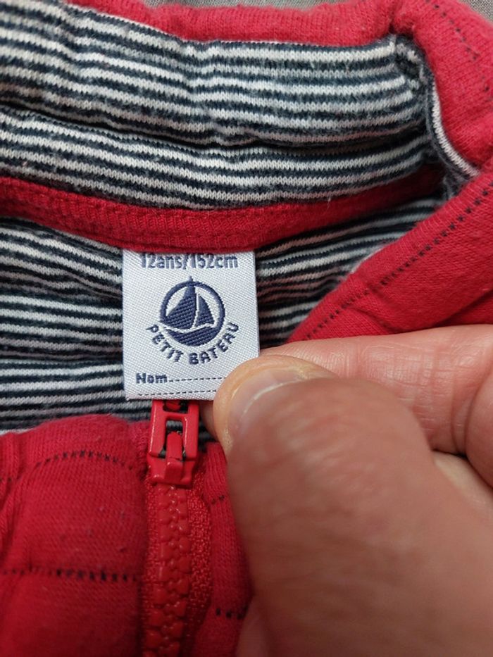 Doudoune Petit Bateau taille 12 ans - photo numéro 3
