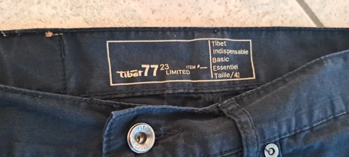 Jeans noir, Tibet77, taille 42 - photo numéro 2