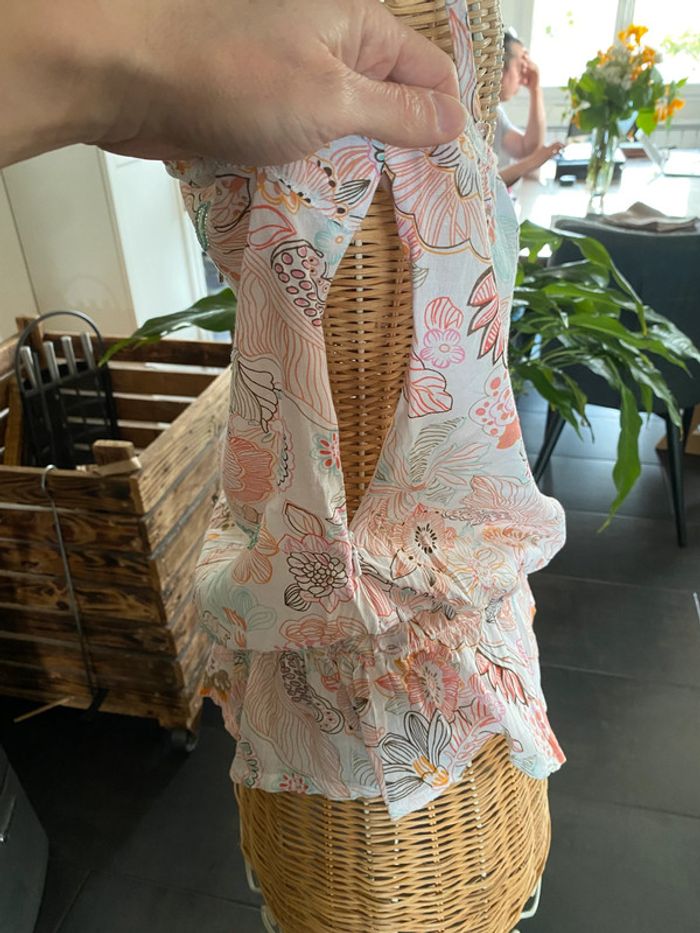 Débardeur péplum ICHI taille S - photo numéro 12