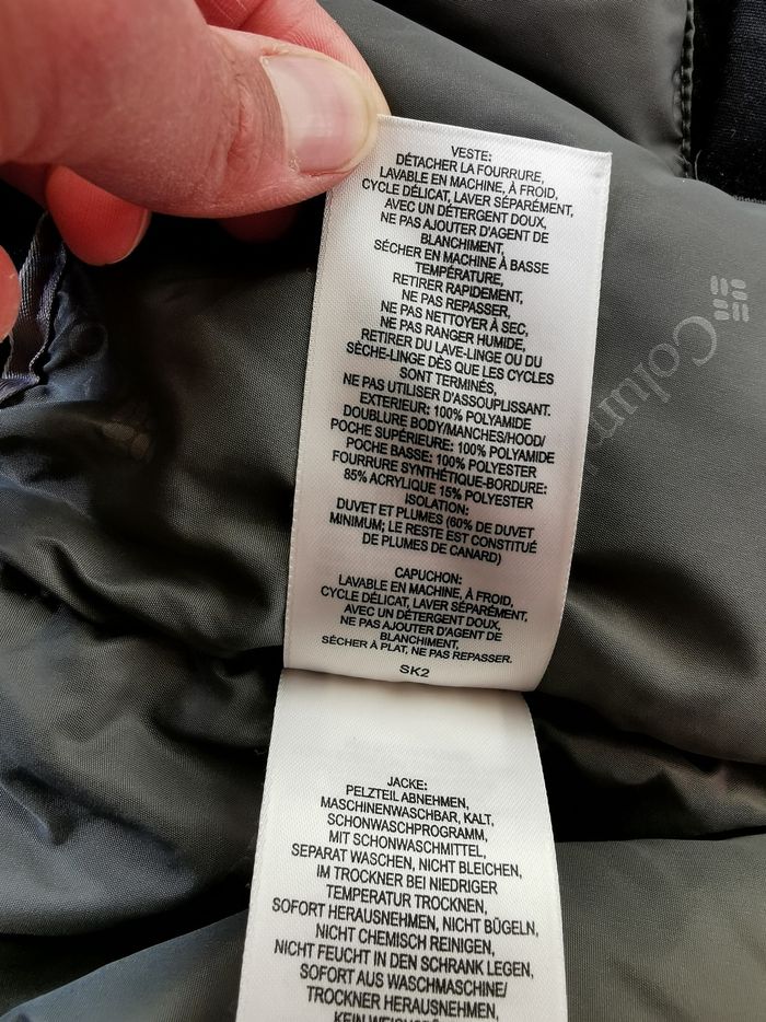 Manteau chaud homme Colombia - photo numéro 8