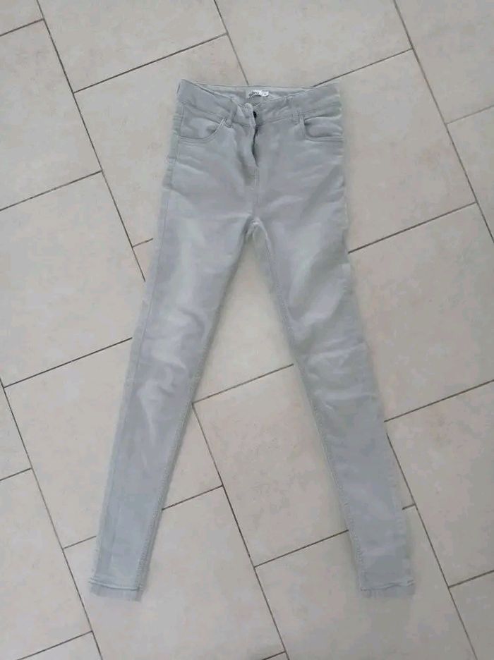 Jean Diesel Slim LIVIER Pour Fille - Taille 12 Ans, Couleur Noir, Occasion Très Bon état