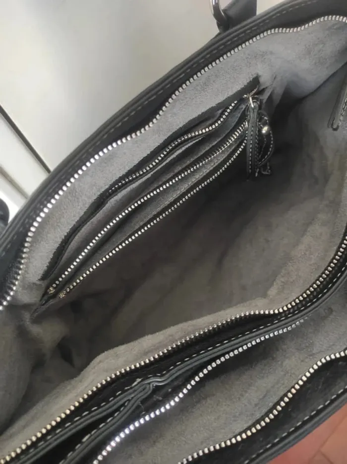 Sac à main en cuir noir La Bagagerie état neuf - photo numéro 7