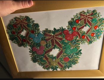 Cadre Diamond painting noël Disney