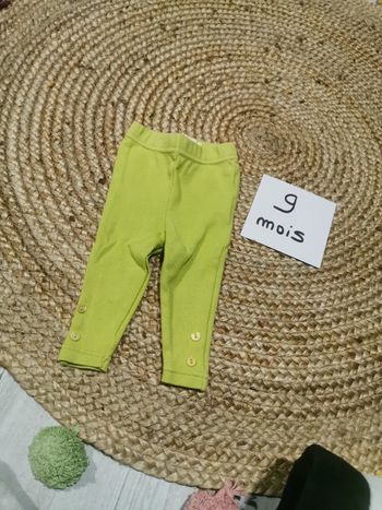 Legging cottelé 9 mois