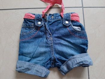 Short en jean fille 12 mois