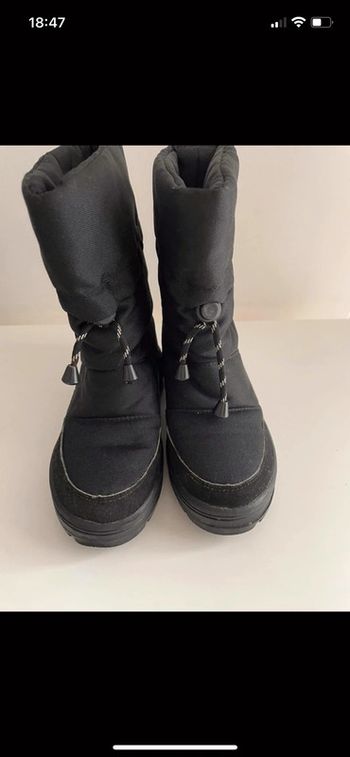 Botte noir enfant ski