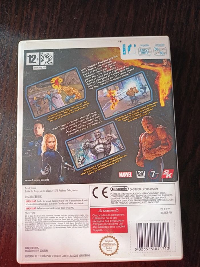 Jeu Wii Les 4 fantastiques et le surfer d'argent - photo numéro 4