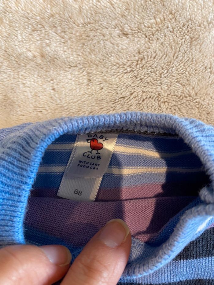 Lot de 3 pulls 6 mois - photo numéro 5