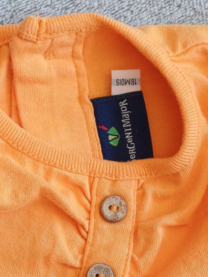 T-Shirt manches longues orange - Sergent Major - photo numéro 6