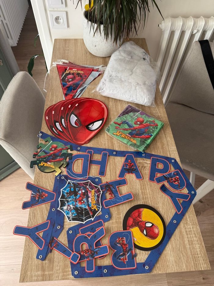 Déco anniversaire Spiderman