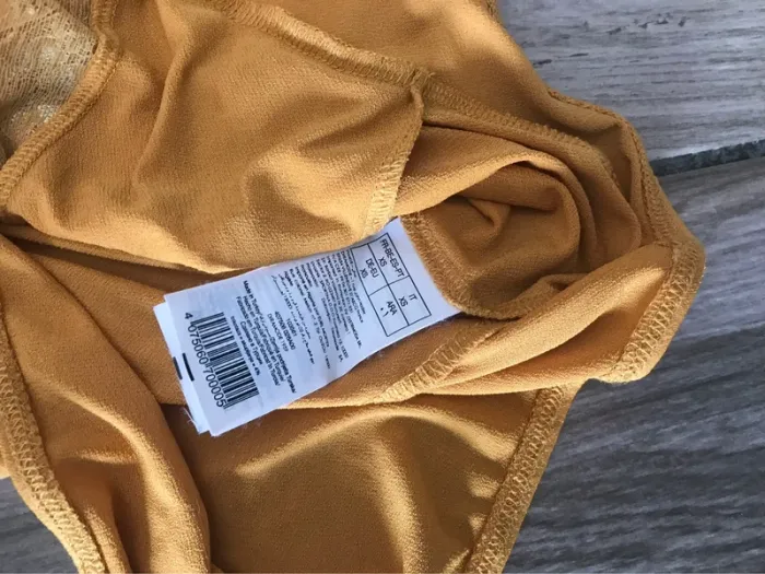 Body pimkie moutarde XS - photo numéro 3