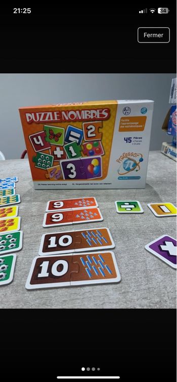 Puzzle nombres