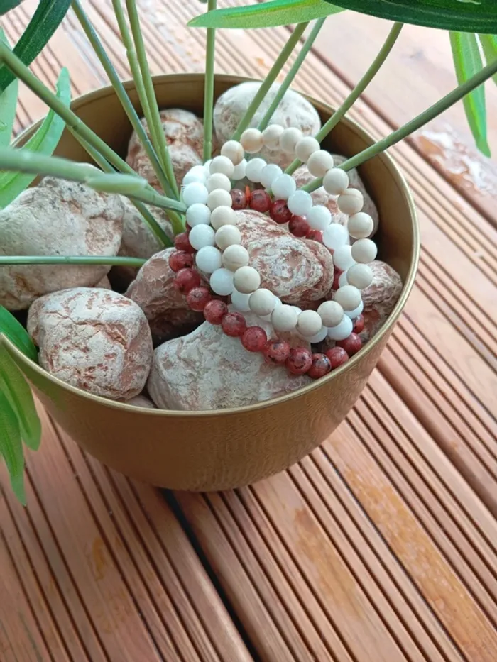 Bracelets tibétains en pierre - photo numéro 2