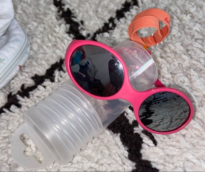 Lunette bébé rose Luc et lea 1/3 ans neuves - photo numéro 4