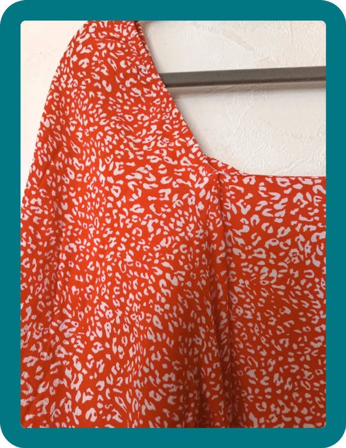 Haut blouse ample orangé - photo numéro 8