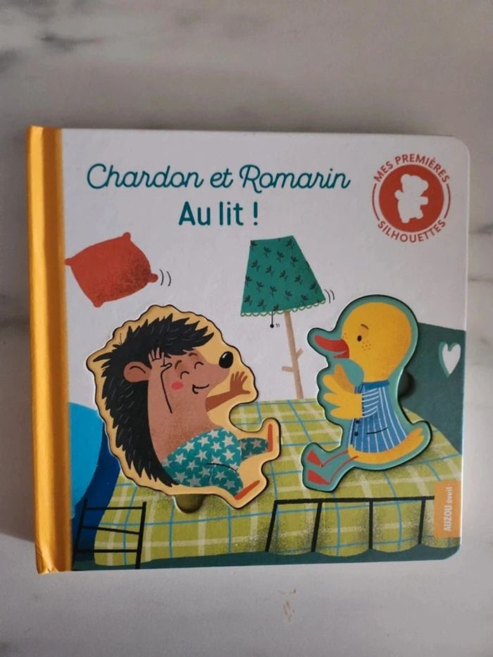 Livre chardon et romarin au lit!