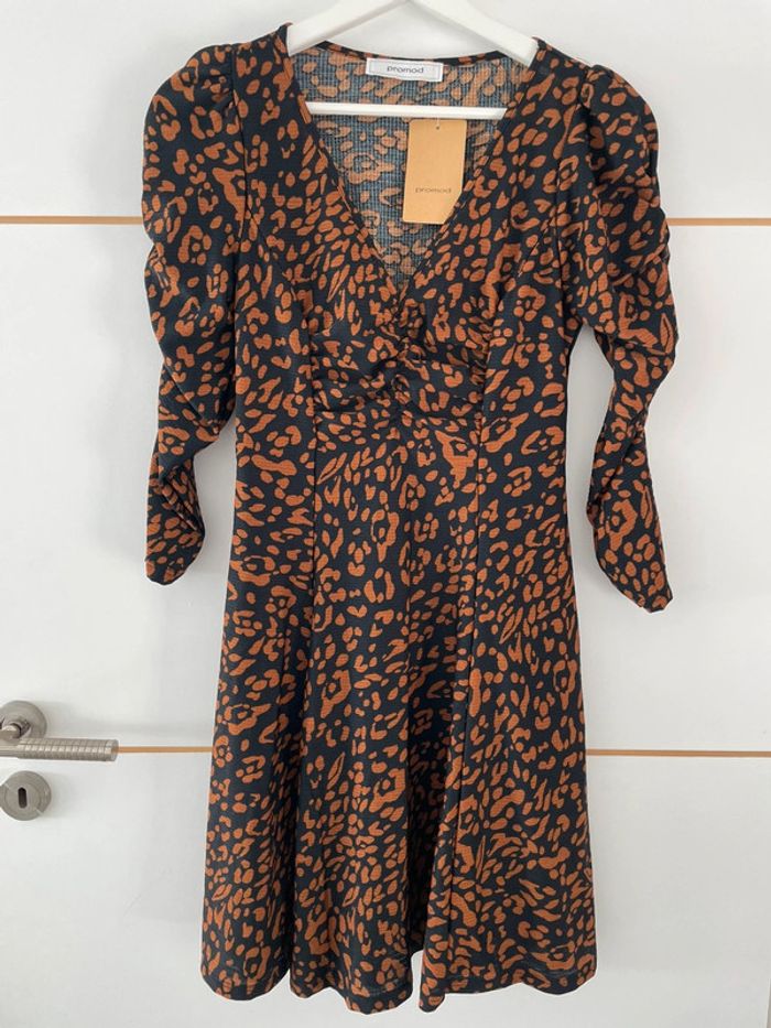 Robe noire/marron S Promod - photo numéro 2