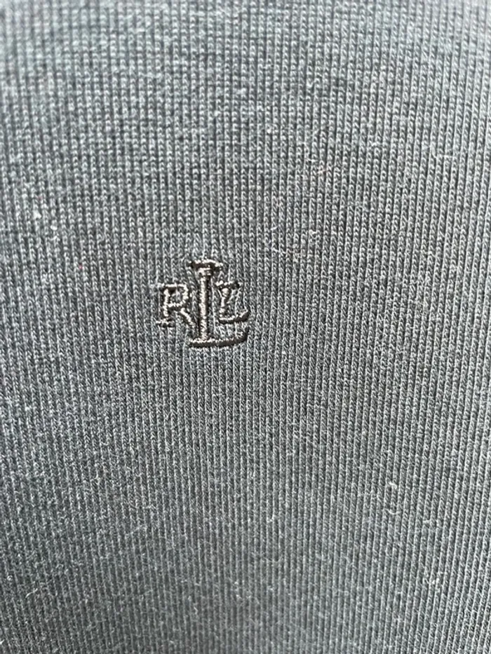 Lauren Ralph Lauren Haut Manches Longues Côtelé Ribbed - Taille L Femme - black Noir - photo numéro 4