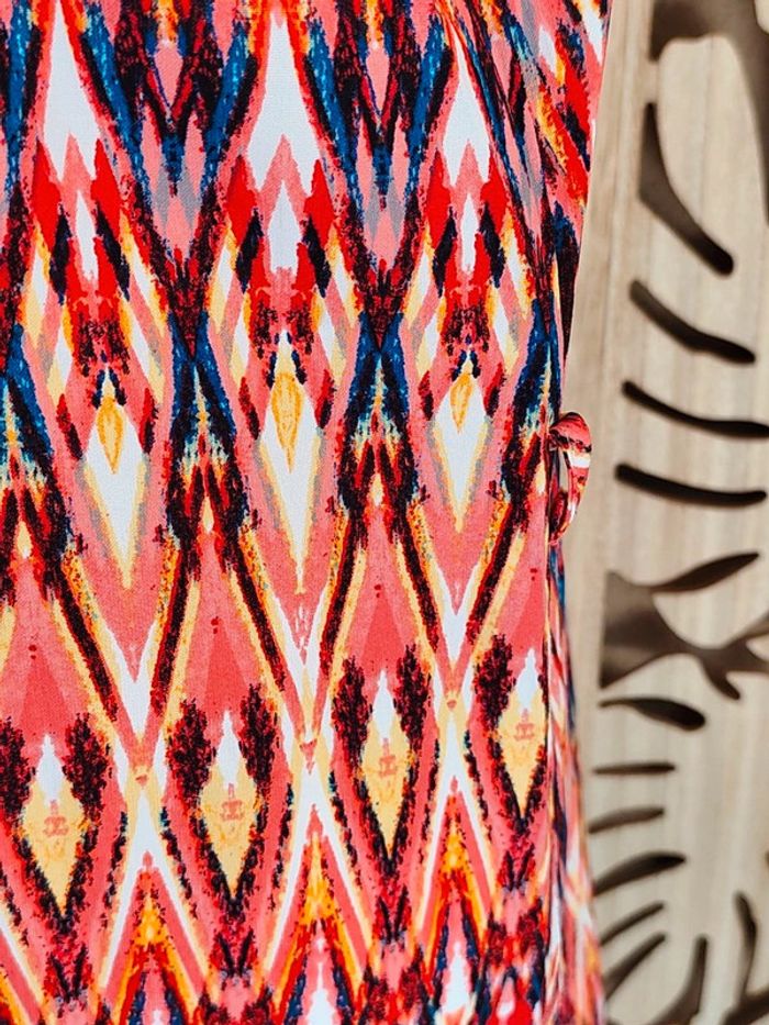 Tunique longue ou robe courte à motif coloré Kaylla Paris - photo numéro 11